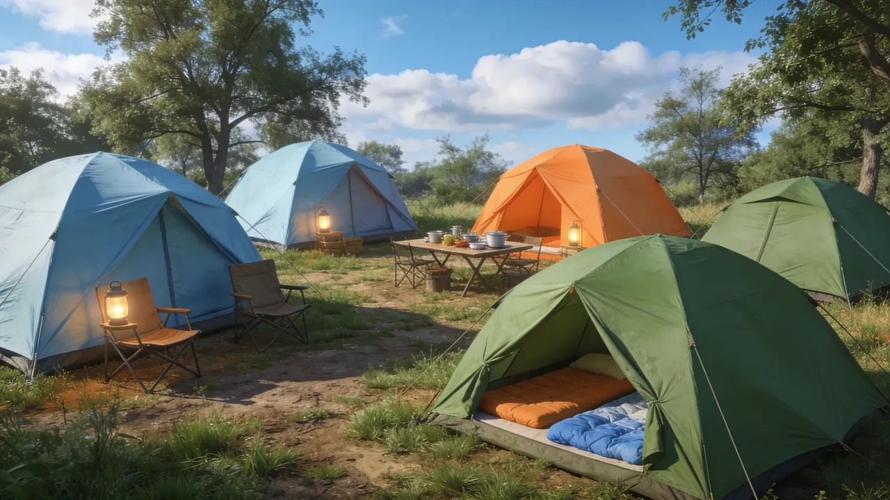 Организация лагеря: зонирование и расположение палаток
